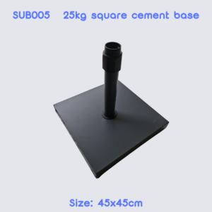 cement base match mid pole umbrella