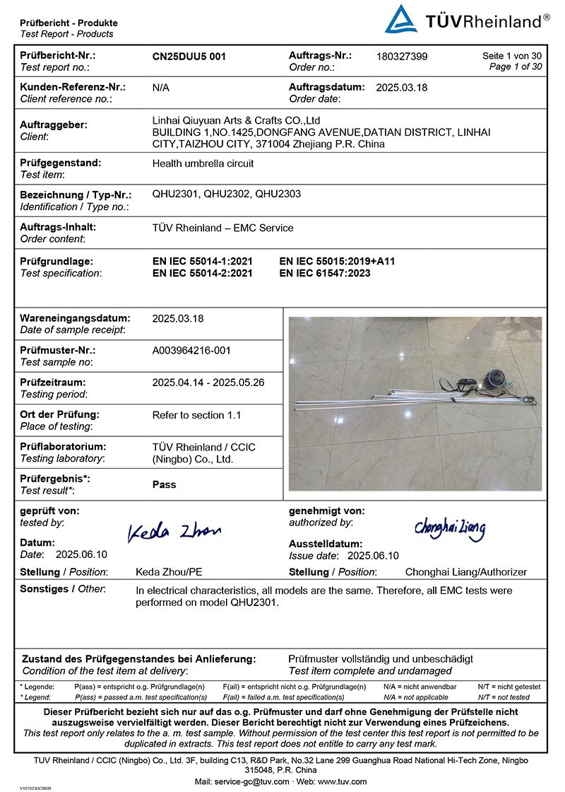 LED Light EMC REPORT