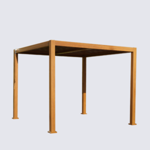 Outdoor Pergola Gazebo Patio Sun Shade Shelter with Adjustable Hardtop